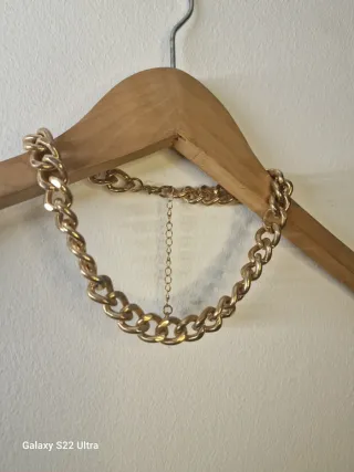 Collana catena maglia grossa oro