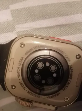 Reloj Inteligente Negro y Plateado