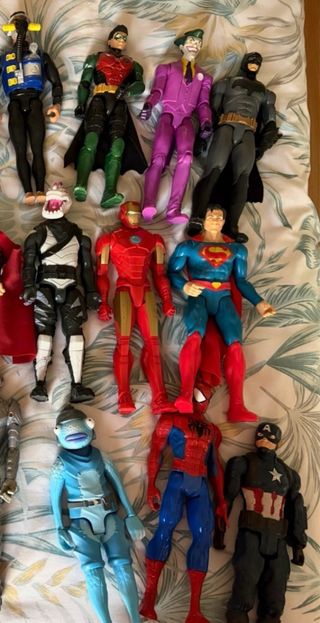 Lote Figuras Superhéroes Marvel y DC