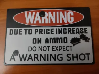 Cartel Warning Vintage