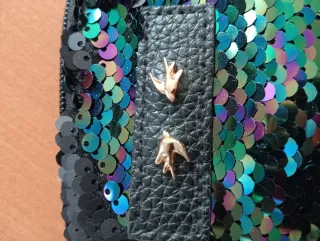 Pochette Depesche Love Sequin