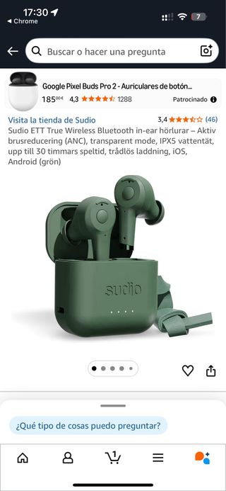 Sudio ETT True Wireless Bluetooth Auriculares