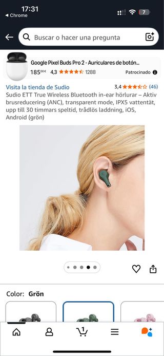 Sudio ETT True Wireless Bluetooth Auriculares