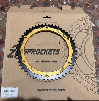 Corona ZFSprockets 51 dientes 428 Oro