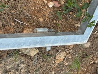 Puerta y marco de acero galvanizado