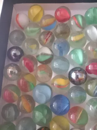 50 biglie grandi miste