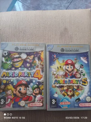 Mario Party 4 y 5 Nintendo GameCube