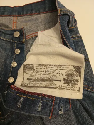Pantalón Levis Azul Talla W32 L32