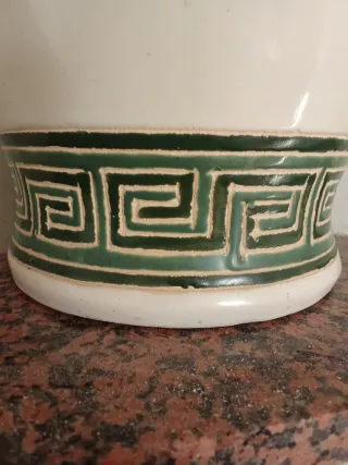 Jarrón chino de cerámica