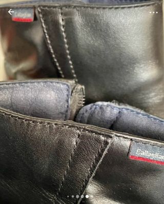 Botines Callaghan Piel Negro Talla 38