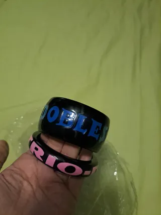 Pulseras Bimba y Lola Negras y Rosas