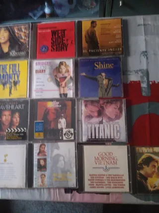 Lote D: 17 CDs Bandas Sonoras Originales Películas