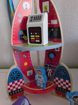 Cohete de madera Aldi