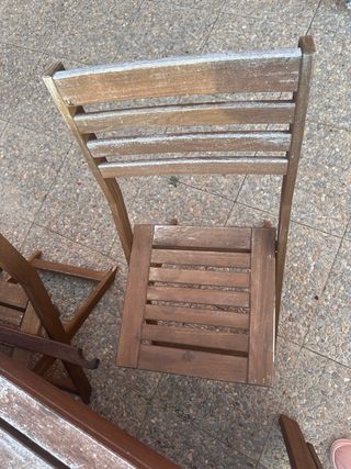 Mesa extensible madera exterior terraza