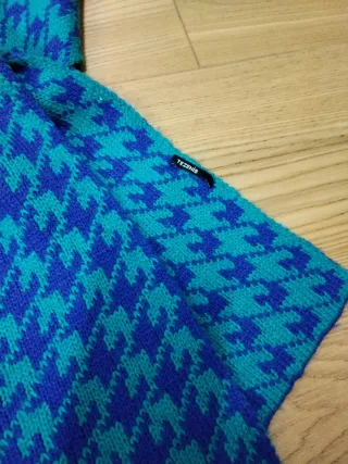 Tezenis sciarpa e cappello verde acqua