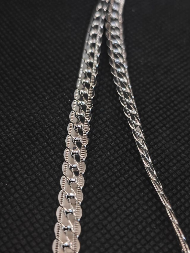 Cadena de plata 925  trenzada. 051-02-00510