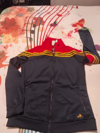 Sudadera Adidas Negra y Roja