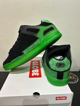 Zapatillas Globe Tilt Black/Green Stipple