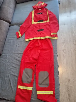 Disfraz Bombero Talla XL
