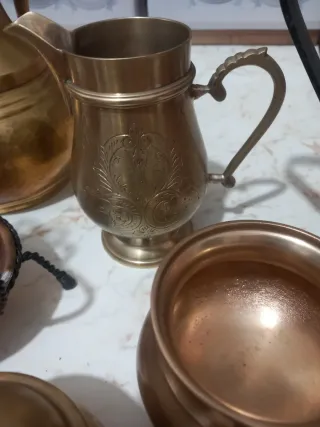 Set Antico Rame Oggetti Decorativi