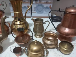 Set Antico Rame Oggetti Decorativi