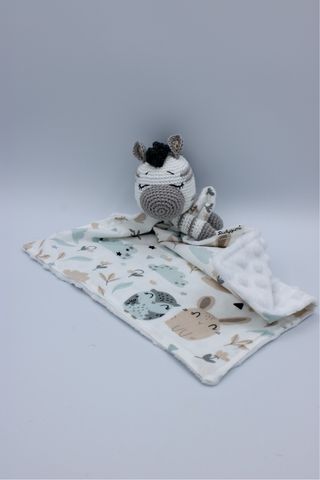 Pack Regalo Bebé Cebra Amigurumi