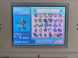 POKEDEX COMPLETA Pokemon Perla DS con EVENTOS