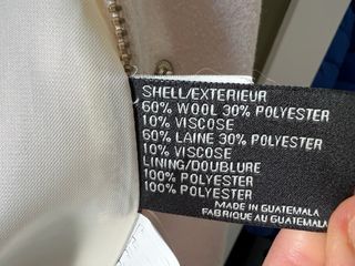 Abrigo Lana Beige VIA SPIGA Talla S