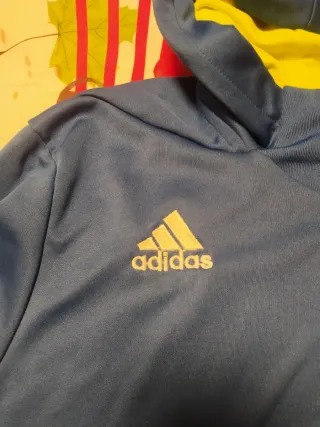 Sudadera Adidas Azul y Amarilla