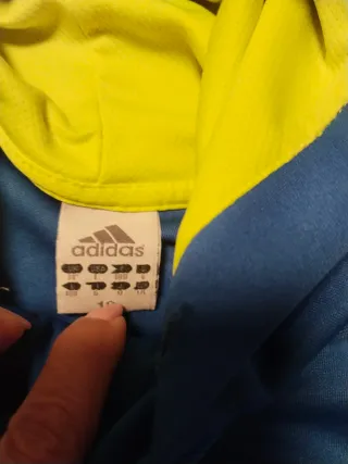 Sudadera Adidas Azul y Amarilla