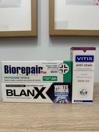 Dentifrici Biorepair, BlanX, Vitis