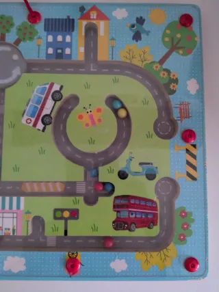 Juego de madera Lidl con bolas y imán