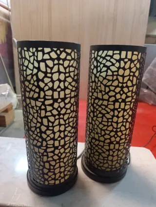 Coppia di Lampade da Tavolo Design Moderno