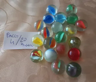 Biglie in vetro colorate