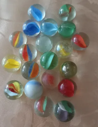 Biglie in vetro colorate