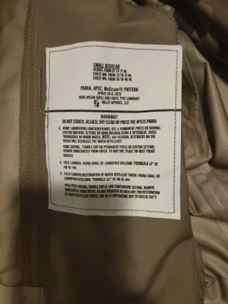 Parka APEC multicam goretex