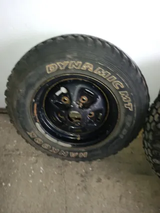 Llantas 16 y neumáticos range rover classic