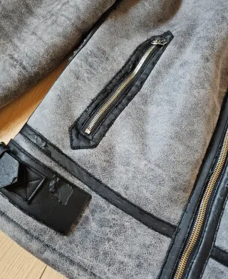 Montone grigio Zara uomo (tg. M) LEGGI DESCRIZIONE