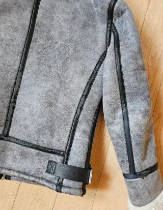 Montone grigio Zara uomo (tg. M) LEGGI DESCRIZIONE