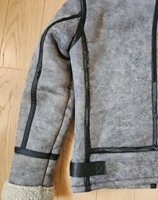 Montone grigio Zara uomo (tg. M) LEGGI DESCRIZIONE