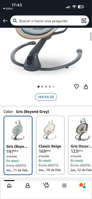 Mecedora eléctrica Cassia maxicosi