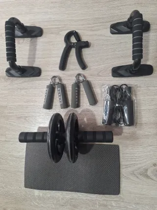 Pack Fitness: Flexiones, Abdominales, Agarre