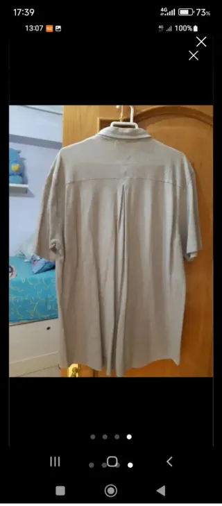 Camisa Massimo Dutti Beige Talla M