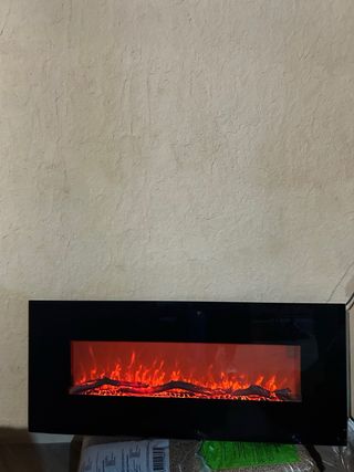 Estufa de diseño imitación leña