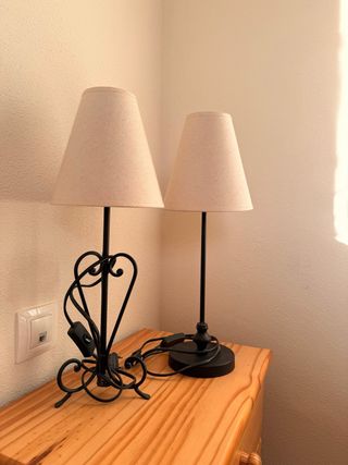 Lámpara de pie de mesa