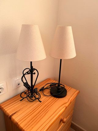 Lámpara de pie de mesa