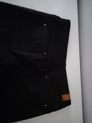 Pantalón Stradivarius Negro Tiro Alto