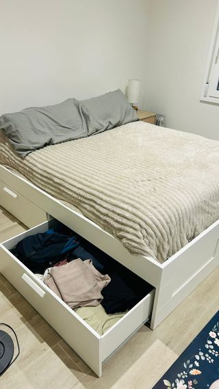 Canapé cama doble con 4 cajones