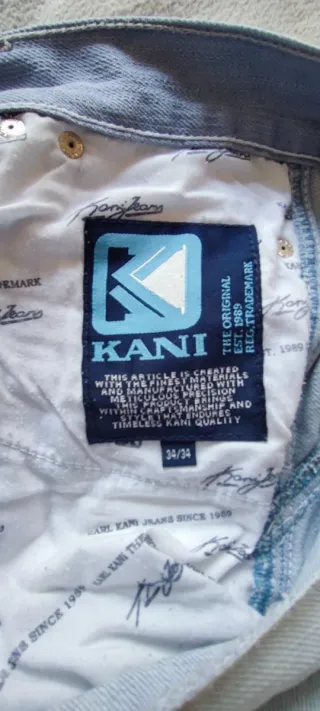 Pantalón vaquero Kani azul