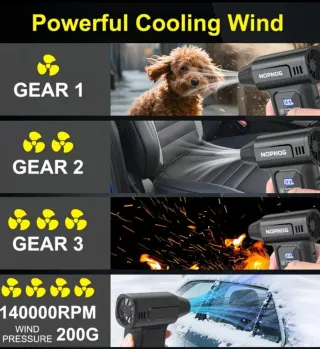 Soplador Turbo NOPNOG 140,000 RPM